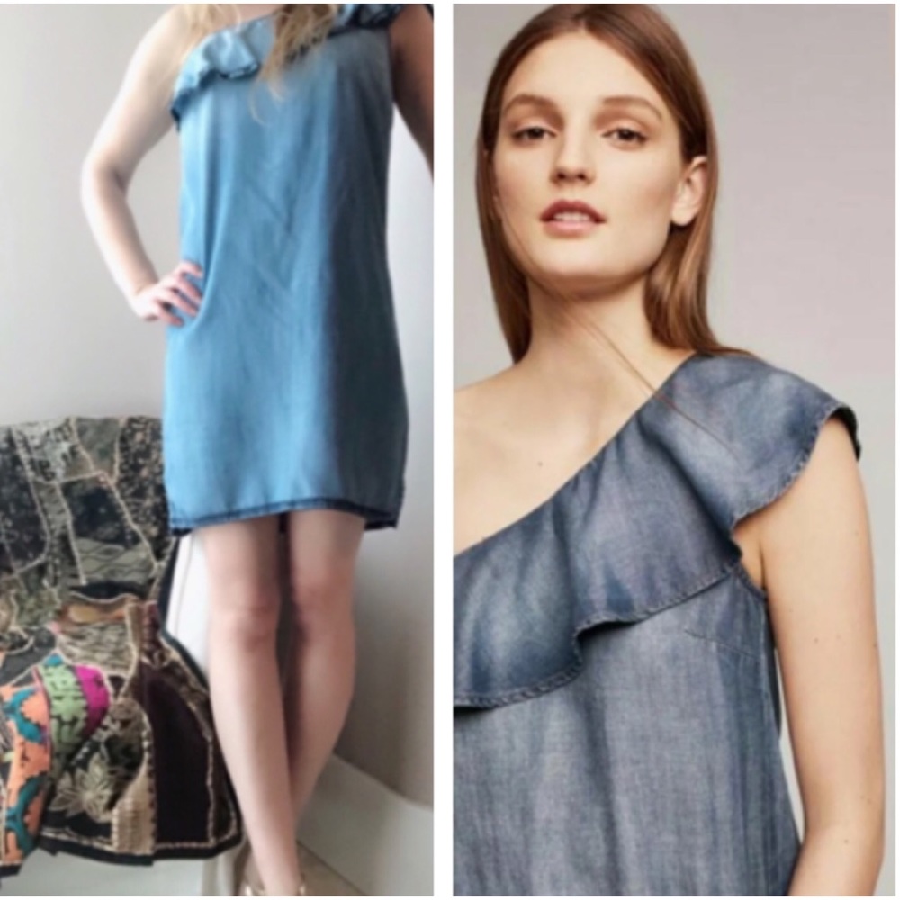 ⚡️3/$20 Anthropologie Cloth and Stone Chambray
